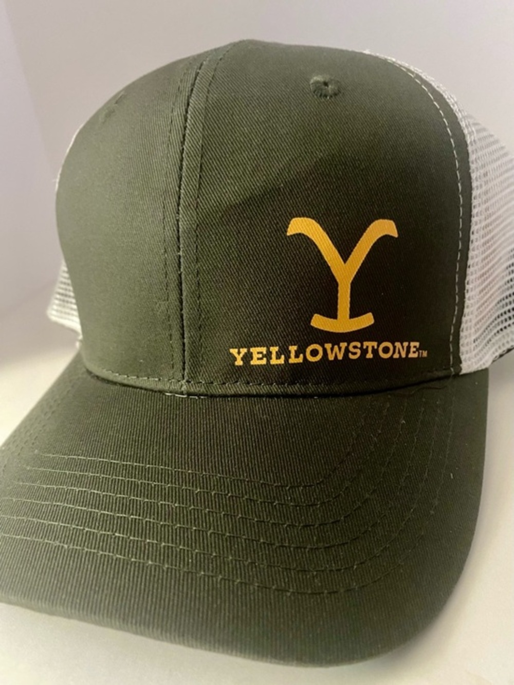 Yellowstone Dark Grey & Gold Logo Trucker Hat NWT